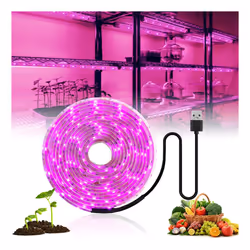 USB Grow Light Strip for Plants Greenhouse Hydroponic Growing 100cm