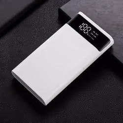20000MAh Power Board for 6X18650 Battery DIY Powerbank Case(White)