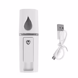 Portable Nano Facial Mister Mini Facial Steamer Atomization White