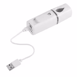 Portable Nano Facial Mister Mini Facial Steamer Atomization White