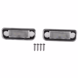 LED License Plate Light Lamp Free for Benz Mercedes W203 5D W211