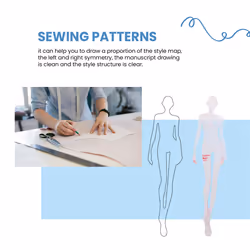 Fashion Illustration Rulers Sketching Templates Ruler Sewing,Type A
