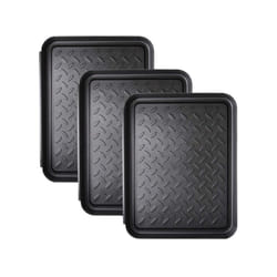 3 PCS Boot Tray Heavy Duty Shoe Mat Trays,Storage Tray,13.7X10.8 Inch