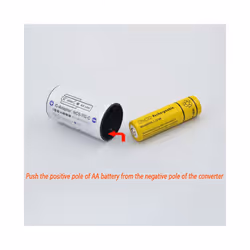 Powerlion C Size Battery Adapters, AA to C Size Battery Spacer