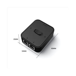 2 Port RJ45 LAN CAT6 Network Switch Selector 1000Mbps