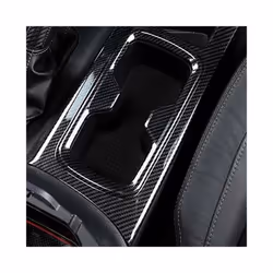 for Nissan Navara NP300 16-19 Carbon Fibre Car Water Cup Holder Frame