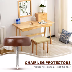 100 PCS Chair Table Furniture Leg Bottom Feet Plastic Pads Skid Nail