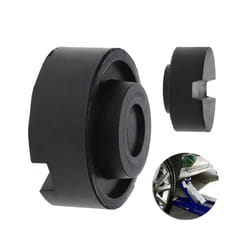 Black Rubber Slotted Floor Jack Pad Frame Rail Adapter Side Pad