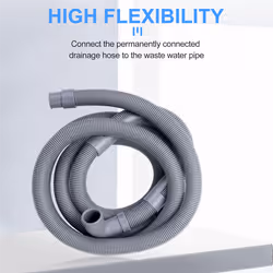 Washing Machine 2.5M Drain Hose Extension for Washing Machines
