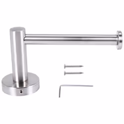Toilet Tissue Paper Roll Holder Wall Mount for Bathroom Kitchen