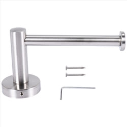 Toilet Tissue Paper Roll Holder Wall Mount for Bathroom Kitchen