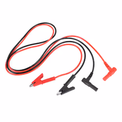 Pair Banana Plug to Alligator Clip Test Lab Test Cable 1M Long