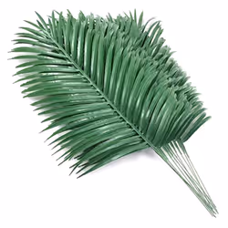 12Pcs Artificial Palm Leaves Tropical Plant for Leaves Hawaiian Party
