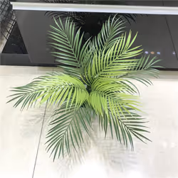 12Pcs Artificial Palm Leaves Tropical Plant for Leaves Hawaiian Party