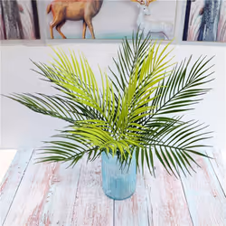 12Pcs Artificial Palm Leaves Tropical Plant for Leaves Hawaiian Party
