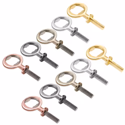 10Pcs Bottle Opener Blanks Stainless Steel Bottle Opener Inserts Kit