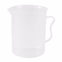 Measuring Jug 250mL Graduated Beaker Clear White Plastic Cup