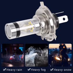 LED Motorcycle Headlight Bulbs HID Hi&Low Beam 6500K White Power
