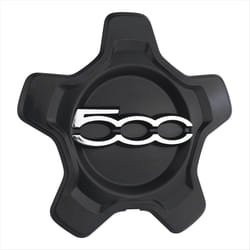 Car Wheel Center Cap Cover for Fiat 500X 2016-2022 6AN68LXHAA, Black