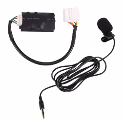 Car Radio Audio Adapter Bluetooth Aux Cable Microphone Handsfree