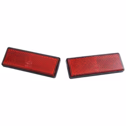 rectangle red Reflectors Universal For Motorcycles ATV Dirt Bikes