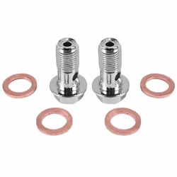 2x Motorcycle Stainless Brake Bolt M10 x1.0mm Caliper Master Cylinder