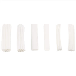 100 pcs heat shrink tube casing heat shrink tube color:white