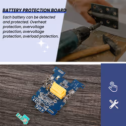 BL1830 Li-Ion Battery BMS PCB Charging Protection Board for Makita
