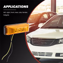3.9Inch Tail Rear Lamps Indicator Marker 10-24V For Trailer