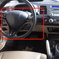 For Honda Civic 8Th Generation 06-11 Inner Steering Wheel Cover Trim
