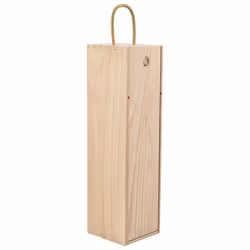 Red Wine Bottle Packing Box For Hampagne Flute Special Wooden Gift