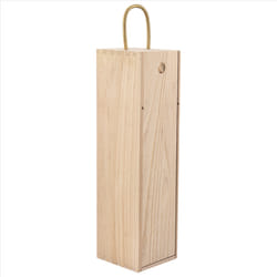 Red Wine Bottle Packing Box For Hampagne Flute Special Wooden Gift
