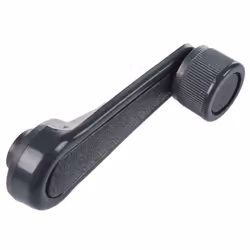 2 Pcs Gray Plastic Universal Car Window Winder Cranks Handle Lever