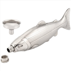1 Set Fish-Shape 5Oz Bottle Mini Pocket Flask Drinkware for Outdoor