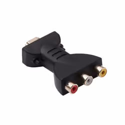 HDMI-Compatible to 3 RGB RCA Video Audio Adapters Component Connector