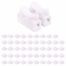 50PCS Spring Wire Connector Cable Clamp Terminal Block Connector