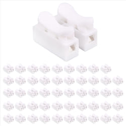 50PCS Spring Wire Connector Cable Clamp Terminal Block Connector