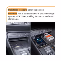 Car Center Console Box for Honda CR-V 2023 CRV Central Storage Tray