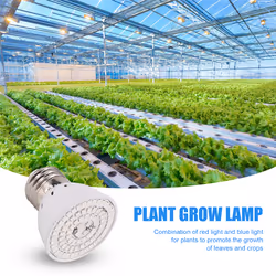 E27 80 Leds Full Spectrum Growth Light Phyto Lamp for Indoor Plants