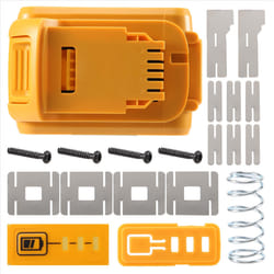 Battery Replacement Plastic Case for DeWalt 20V DCB201,DCB203,DCB204