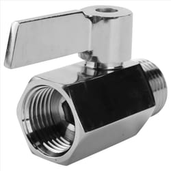 304 Stainless Steel Mini Ball Valve(1/2 Inch Female x Male)NPT Thread