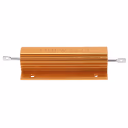 Gold Aluminum Clad Power Resistor Resistance 100W, 1 Ohm 1R
