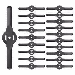 20Pcs Plastic Grass Trimmer Blades Garden Tool Lawn Mower Accessories