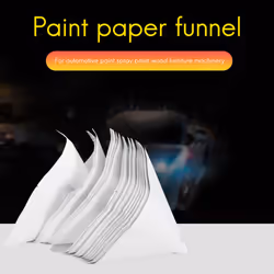 50Pcs Fine Paint Paper Strainers (150 Micrometer) Sieve Filter Mesh New