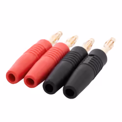 4pcs 4mm B7 24K Gold Plated Speaker Cable Banana Plug Connector