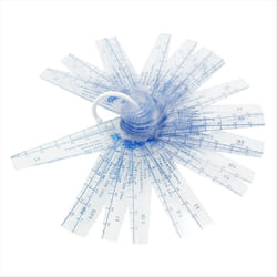 1 Pack Plastic Feeler Gauge 0.05-3mm Thickness Measuring Tools