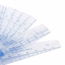 1 Pack Plastic Feeler Gauge 0.05-3mm Thickness Measuring Tools