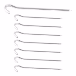 Tent Pegs 8 PCS 18cm Tent Hooks Rust Free Camping Tent Ground Pegs