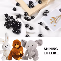 100PCS Plastic Safety Crochet Eyes for Crochet Crafts (0.24Inch/6mm)