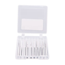 10Pcs 2 Flute Bits 3.175Mm Straight Tungsten Steel Milling Cutter